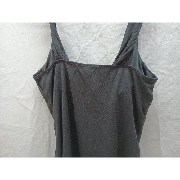 Rampage Black Empire Waist Halter Top Beaded Broach Pleated Bottom Womens Medium - Picture 10 of 14